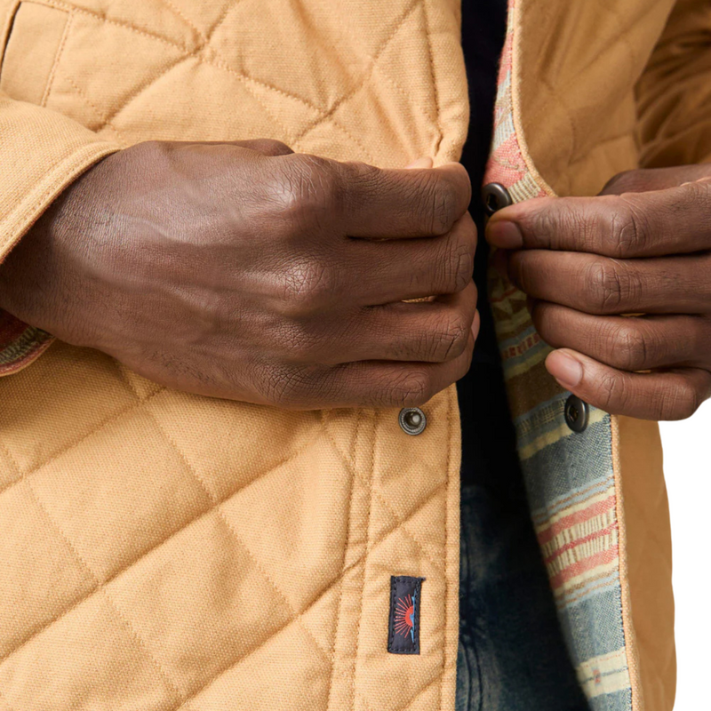 Doug Good Feather Reversible Bondi Jacket – Dried Palm Eldorado Springs
