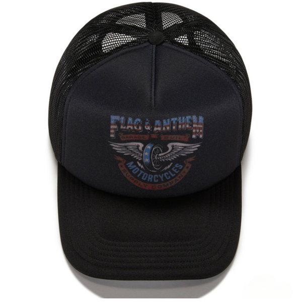 Motorcycle Foam Trucker Hat - Rooster 
