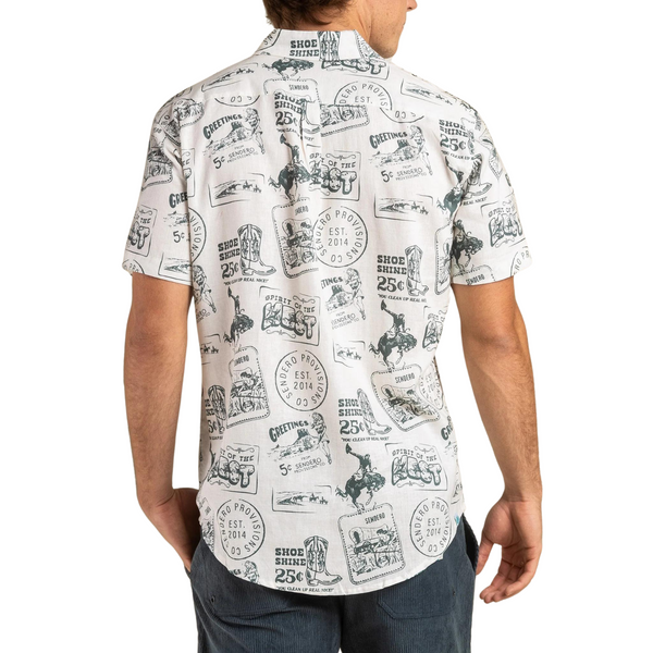 City Clicker Button Up Short Sleeve - Rooster 