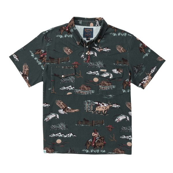 Cantina Men's Polo - Rooster 