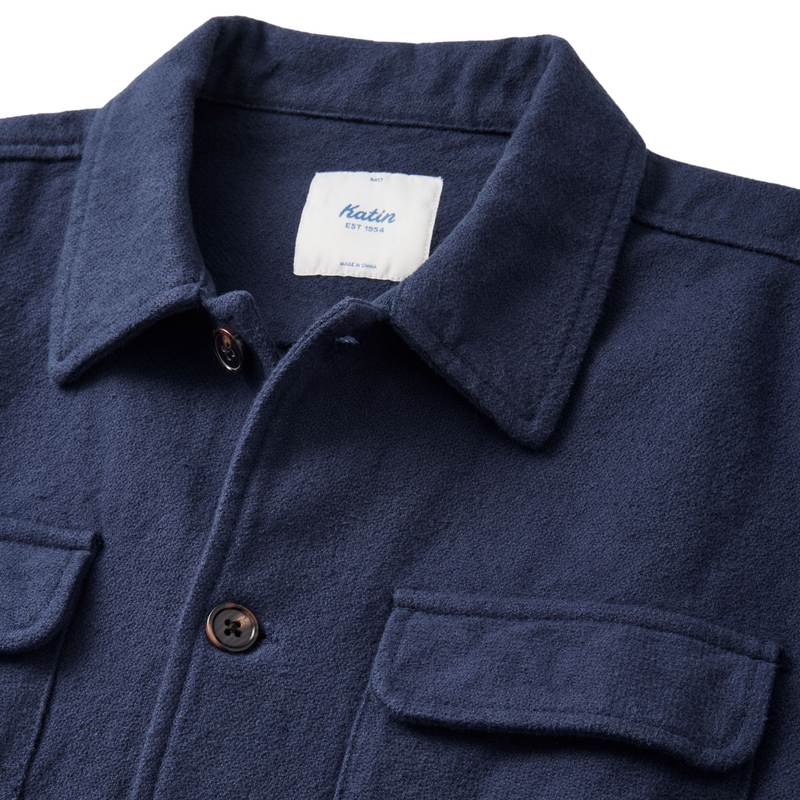 Shiloh Flannel – Polar Navy