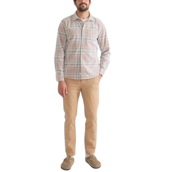 Lightweight Plaid Corduroy Shirt