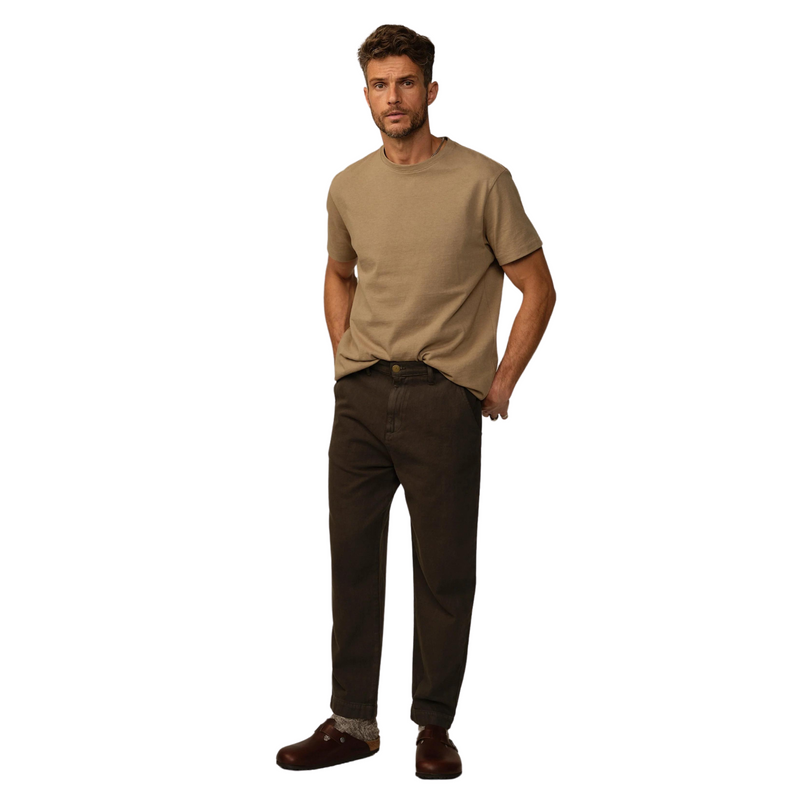 Pilon Recycled Cotton Trouser – Shadow