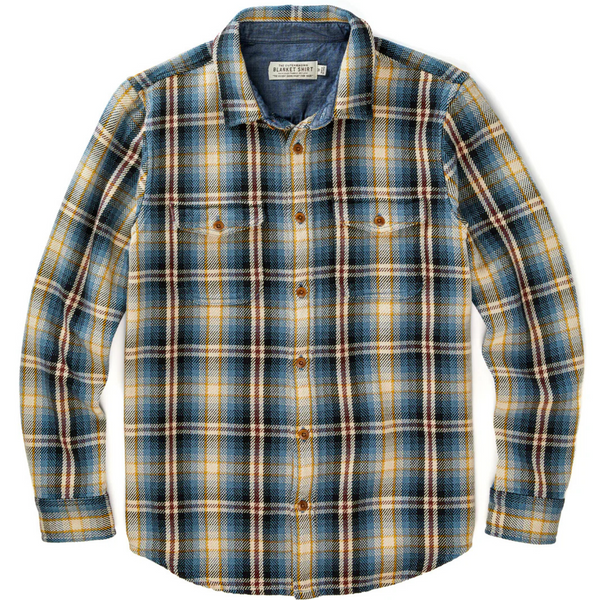 Blanket Shirt -  French Blue Spotlight Plaid