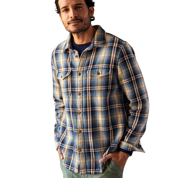 Blanket Shirt -  French Blue Spotlight Plaid