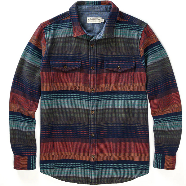 Blanket Shirt - Burnt Sonoran Stripe