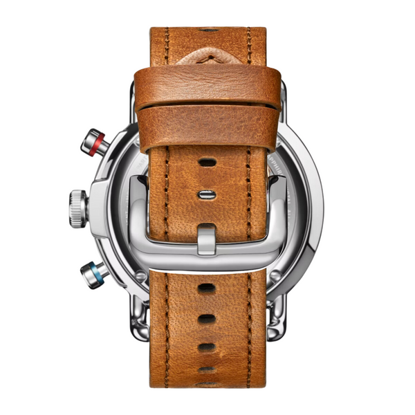 Lap 7 Canfield Speedway 44mm Brown Leather Strap