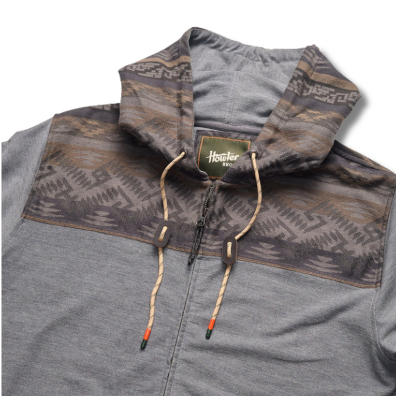 Shaman Hoodie – Deep Grey Heather / Herrador Jacquard