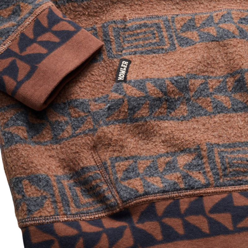 Tajima Hoodie - Hanko Stripe – Mink Brown