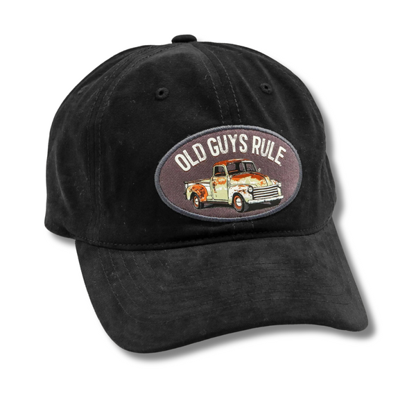 Rusty Truck Black Baseball Cap Black - Rooster 