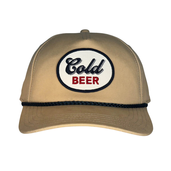 Cold Beer 5 Panel Snapback Hat