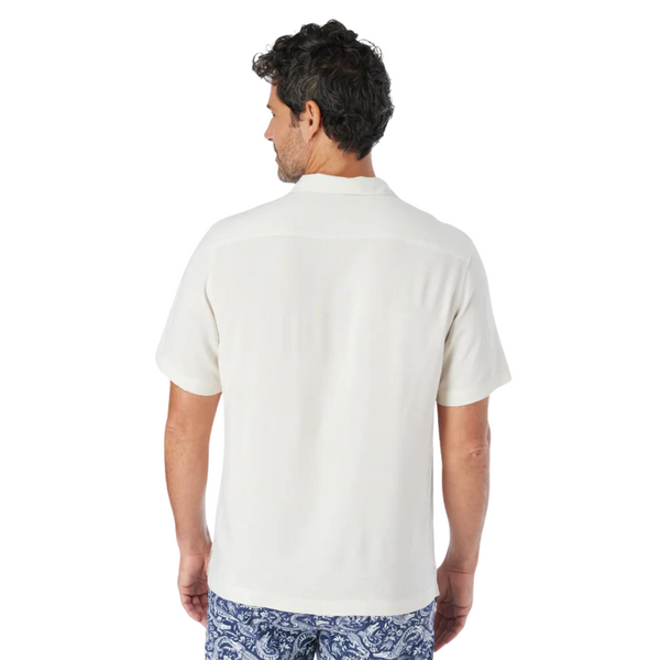 Marina Camp Shirt - White Lotus - Rooster 