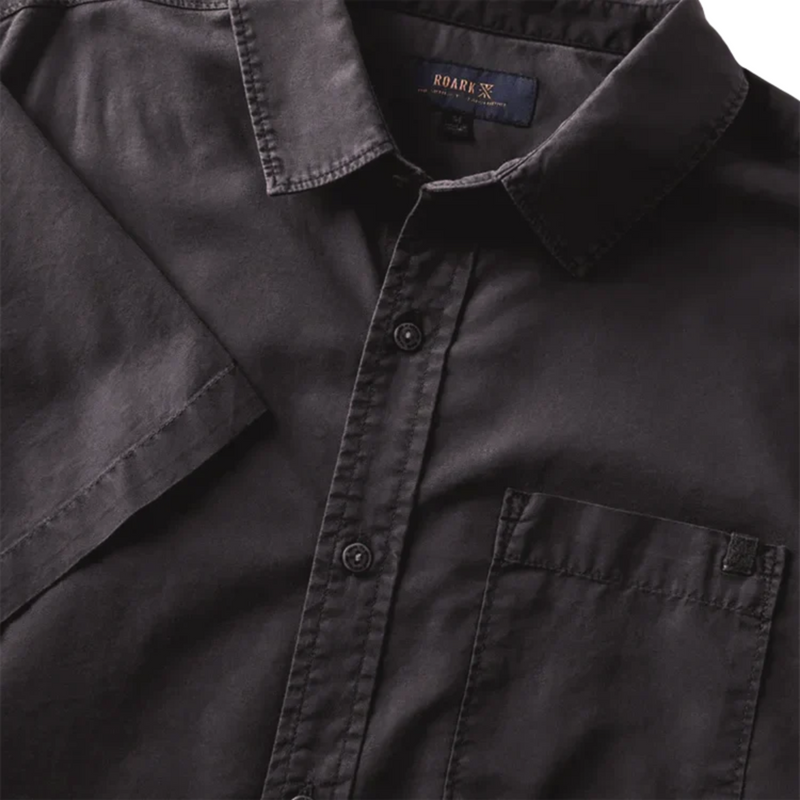 Made to Fade SS Woven – Washed Charcoal