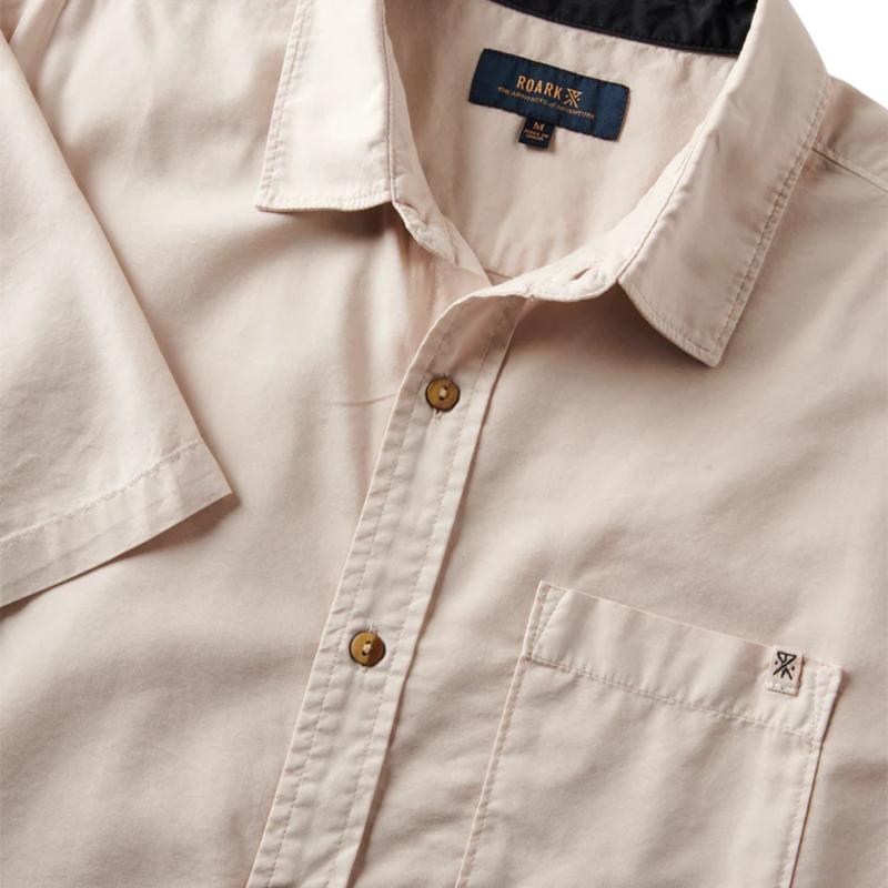 Made to Fade SS Woven – Washed Bone