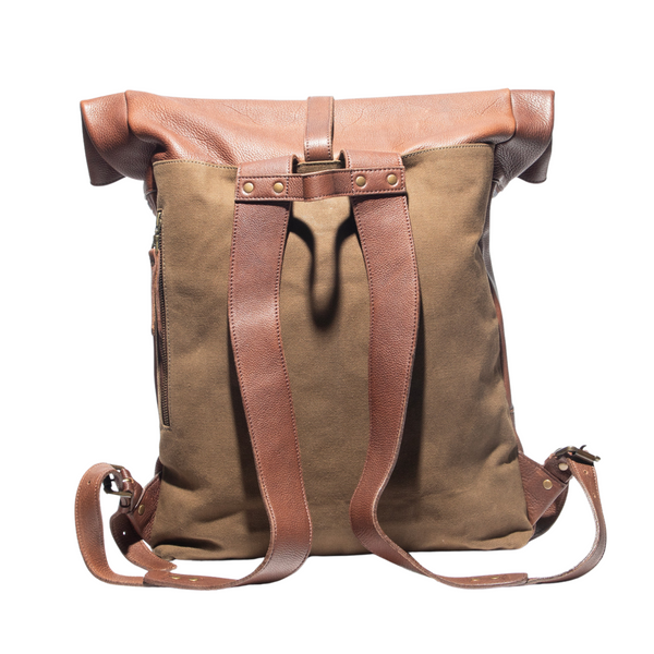 Roll Top Backpack - Rooster 