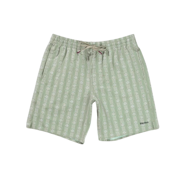 Tile Stripe Beach Short - Rooster 