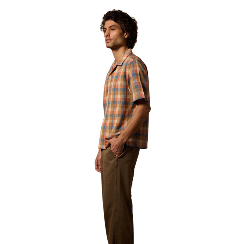 Khushi Camp Shirt Plaid Multi – Kora In Plaid Multi
