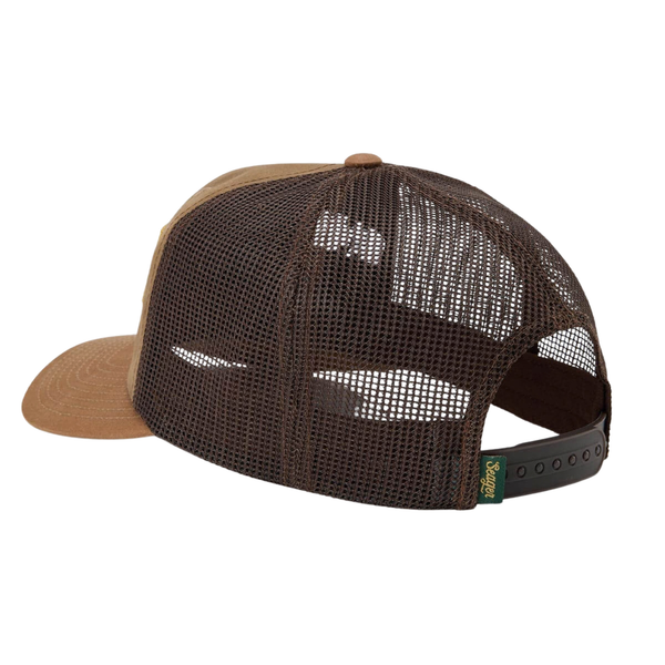 Wilson Waxed Canvas Snapback Tan - Rooster 