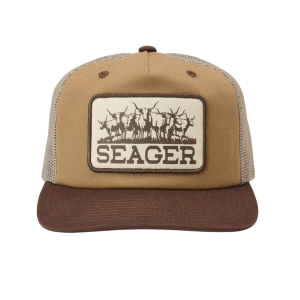 The Herd Snapback Tan/ Brown - Rooster 