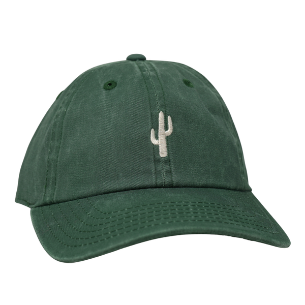 Washed Cactus Dad Hat - Rooster 
