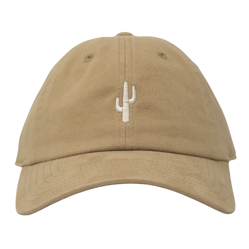 Washed Cactus Dad Hat - Rooster 
