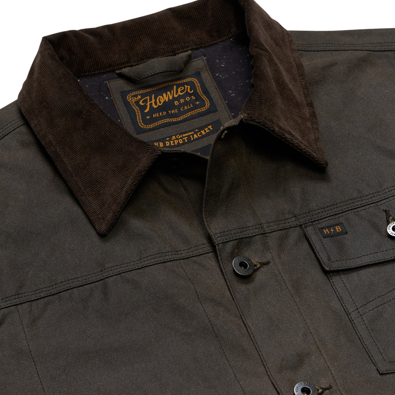 Waxed Depot Jacket - Bark