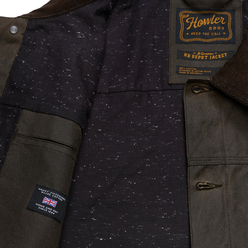 Waxed Depot Jacket - Bark