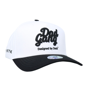 White & Black Logo Hat - Rooster 