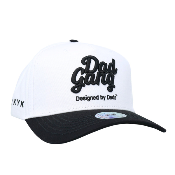 White & Black Logo Hat - Rooster 