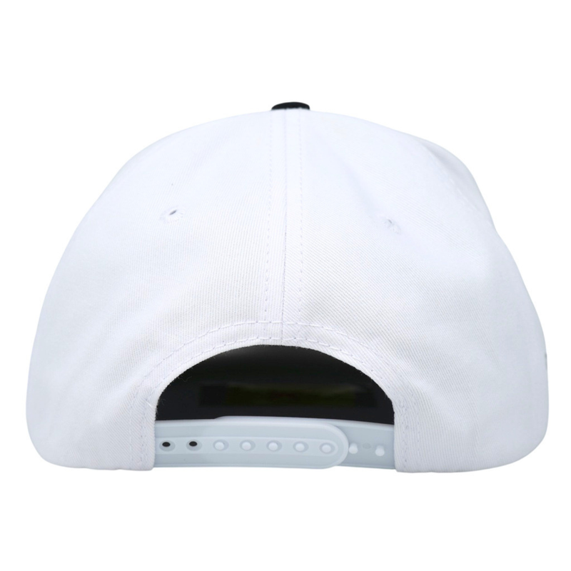 White & Black Logo Hat - Rooster 