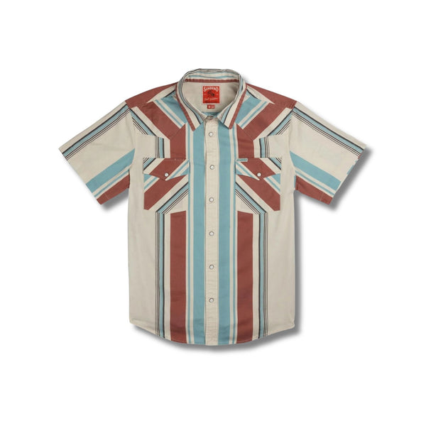The Wyatt Pearl Snap Short Sleeve - Rooster 