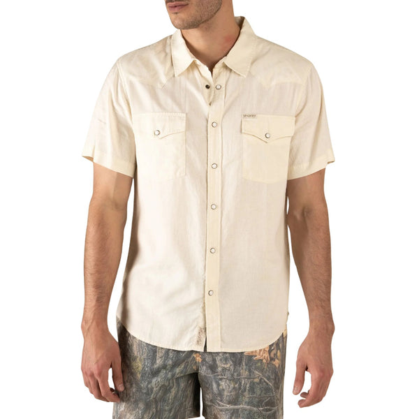 The Wyatt Pearl Snap Short Sleeve Solid - Rooster 
