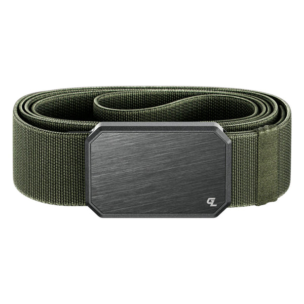 Groove Belt – Base Camp Green/ Gun Metal