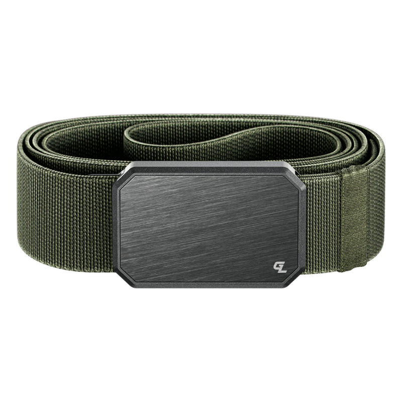 Groove Belt – Base Camp Green/ Gun Metal