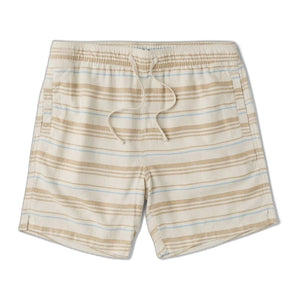 Grad Stripe 17" Elastic Linen Walkshort - Rooster 