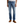 Front view of AG Jeans Everett in Prolific featuring a slim straight fit and clean, dark blue wash