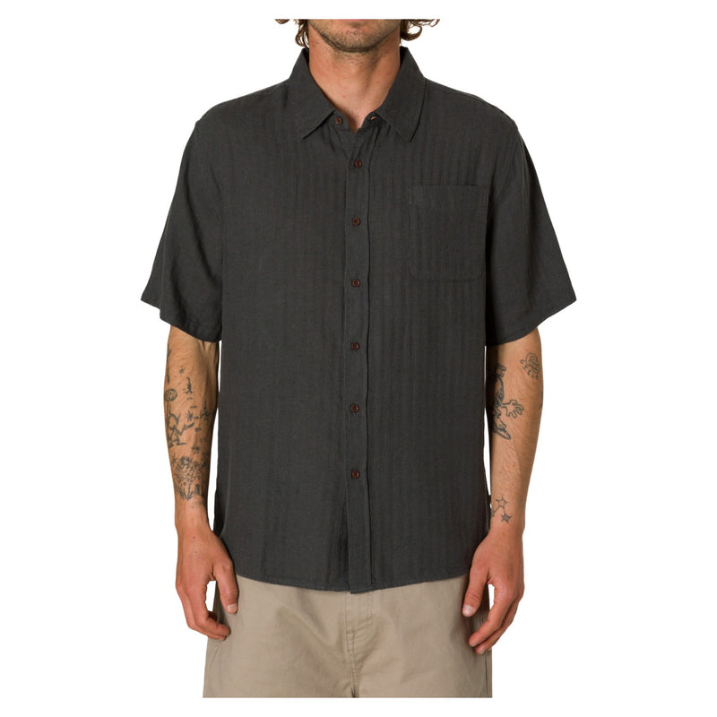 Alan Solid Shirt – Black Wash