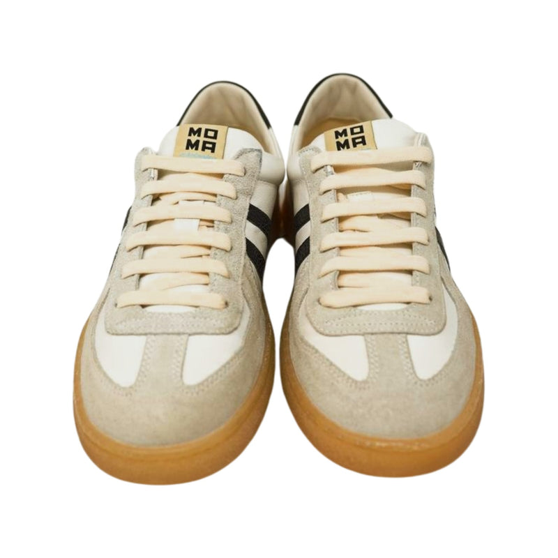 Allacciata Uomo Varient 8 – White/ Black Leather