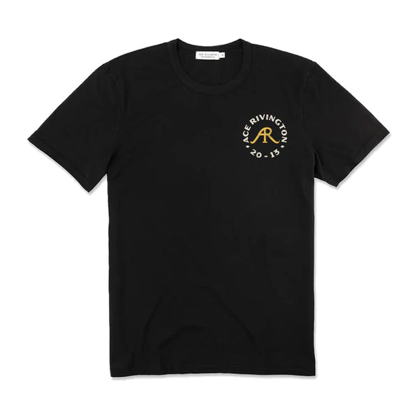 Super Supima Tee - AR Circle - Black - Rooster 
