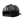 Back view of Ariat Work Hard Live Free snapback cap in black with embroidered patch – Rooster
