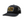 Front view of Ariat Work Hard Live Free snapback cap in black with embroidered patch – Rooster