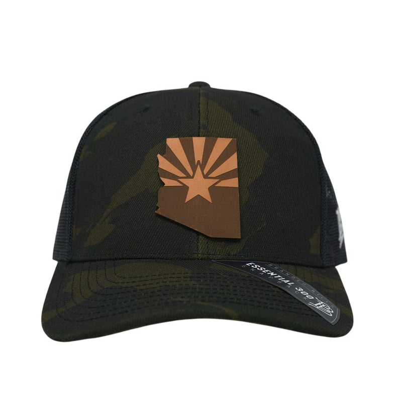 Arizona 48 State Tan Curved Trucker