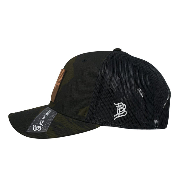 Arizona 48 State Tan Curved Trucker