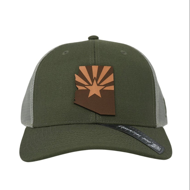 Arizona 48 State Tan Curved Trucker