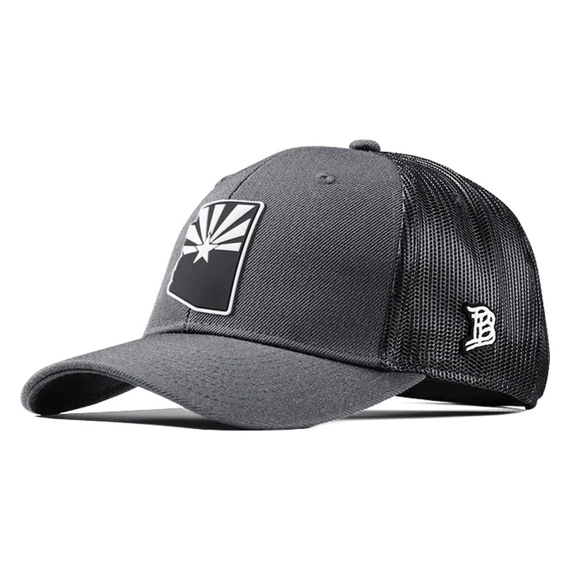 Arizona Vintage Curved Trucker – Charcoal