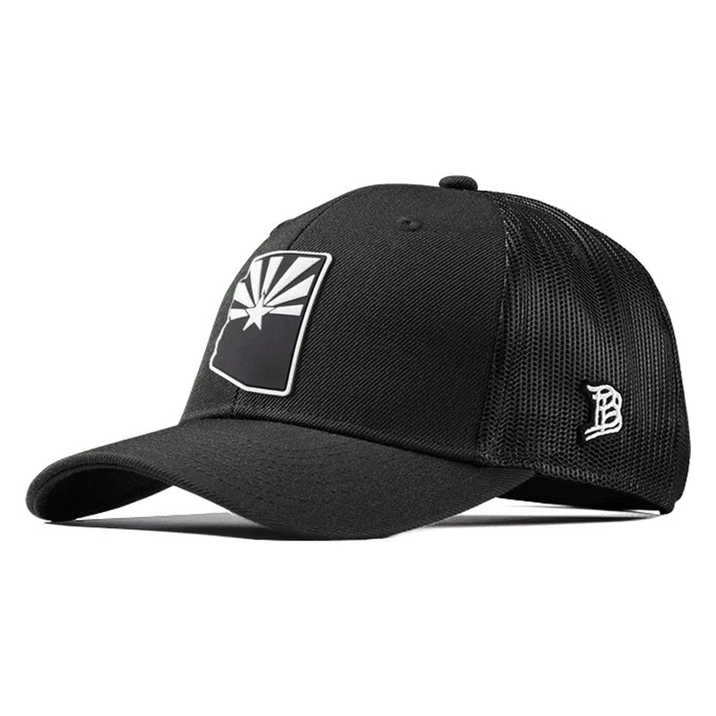Arizona Vintage Curved Trucker – Black