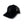 Front view of Local Stated BA Cactus Stated Hat in Black/Black featuring a tonal black cactus logo patch on a structured crown with a curved brim