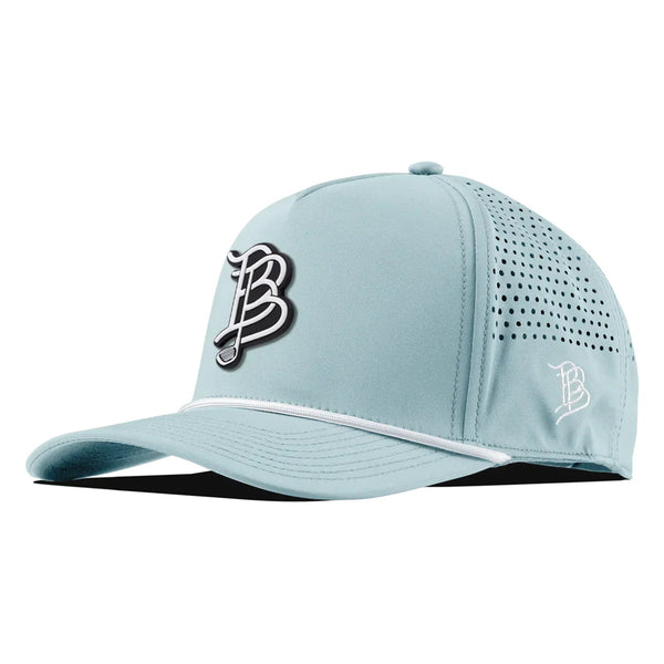 BB Golf Cutout PVC Curved 5 Panel Rope – Sky Blue
