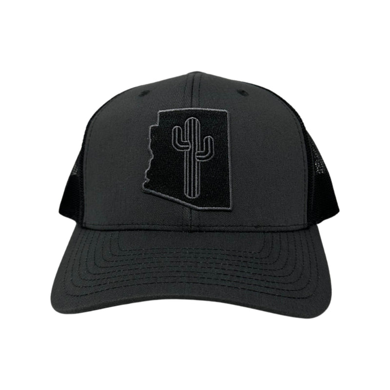 Blacked Out Cactus Stated - Charcoal/Black - Rooster 