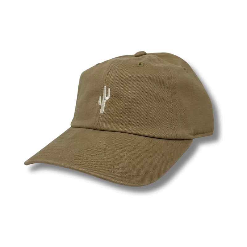Washed Cactus Dad Hat – Fall Khaki